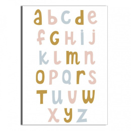Plakat Alfabet - małe literki