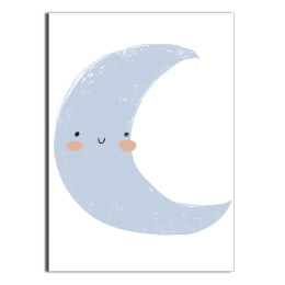 Plakat Niebieski Księżyc