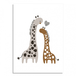 Plakat Mama Żyrafa