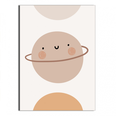 Plakat Pastelowa Planeta Plakat Pastelowa Planeta