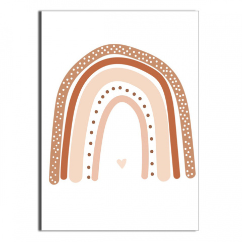 Plakat Rainbow Heart Plakat Rainbow Heart
