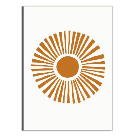 Plakat Słoneczko Boho Plakat Słoneczko Boho